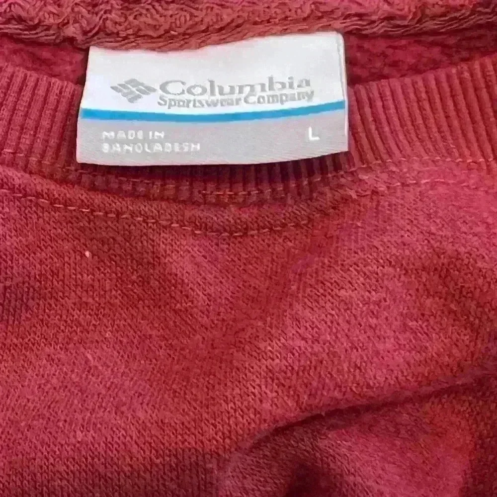 🏁Columbia size Large burgundy crew neck sweatshirt - Picture 5 of 8